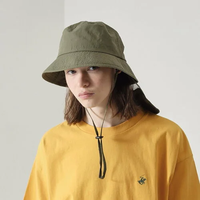 ABAHOUSE LASTWORD 【RUBEN/ルーベン】SUN SHADE BUCKET HAT / サンシェー アバハウス 帽子 ハット カーキ ブラック ベージュ【送料無料】