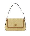 【SALE／50%OFF】GUESS GUESS ハンドバッグ (W)DESIDERIA Flap Shoulder Bag ゲス バッグ ショルダーバッグ ベージュ【送料無料】