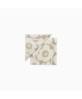 Marimekko Unikko ランチナプキン33X33 マリメッコ ファッション雑貨 その他のファッション雑貨 ホワイト