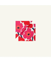 Marimekko Unikko ランチナプキン 33X33cm マリメッコ ファッション雑貨 その他のファッション雑貨 ホワイト