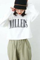 【SALE／40%OFF】RODEO CROWNS WIDE BOWL MILLERSショートL/S Tシャツ ロデオクラウンズワイドボウル トップス カットソー・Tシャツ ホワイト ブラック ブルー