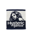 HYSTERIC GLAMOUR VIXEN GIRL タオルハンカチ ヒステリックグラマー ファッション雑貨 スカーフ・バンダナ ネイビー レッド ブラック