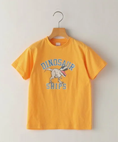 【SALE／50%OFF】SHIPS KIDS SHIPS KIDS:80~90cm / 恐竜 UV プリント 半袖 TEE シップス トップス カットソー・Tシャツ オレンジ ベージュ