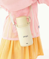 SHIPS KIDS 【SHIPS KIDS別注】thermo mug:TRIP BOTTLE シップス 食器・調理器具・キッチン用品 水筒・マグボトル ホワイト ネイビー パープル【送料無料】