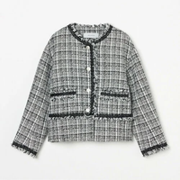 【SALE／50%OFF】HELIOPOLE BLADE EDGE SLUB MIX TWEED JACKET エリオポール ジャケット・アウター その他のジャケット・アウター ブラック ベージュ【送料無料】