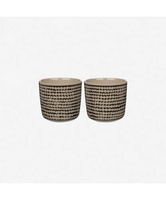 【SALE／30%OFF】Marimekko Rasymatto コーヒーカップセット(ハンドルなし) 200ml マリメッコ ファッション雑貨 その他のファッション雑貨 ブラック【送料無料】