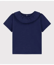 【SALE／30%OFF】PETIT BATEAU ライトジャージ半袖ブラウス プチバトー トップス シャツ・ブラウス