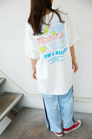 【SALE／50%OFF】RODEO CROWNS WIDE BOWL サウナボーイ S&R Tシャツワンピース ロデオクラウンズワイドボウル ワンピース・ドレス ワンピース ホワイト ブラック ピンク ブルー