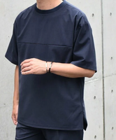 SHIPS any SHIPS any: COOLMAX(R) サマー プルオーバー Tシャツ (セットアップ対応) 24SS◇ シップス トップス カットソー・Tシャツ ネイビー グレー ブラック ブルー【送料無料】