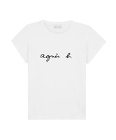 agnes b. FEMME S137 TS ロゴTシャツ アニエスベー トップス カットソー・Tシャツ ホワイト【送料無料】