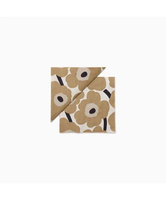Marimekko Unikko ランチナプキン 33X33cm マリメッコ ファッション雑貨 その他のファッション雑貨 ホワイト