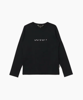 To b. by agnes b. WM40 TS ロゴロングスリーブ Tシャツ アニエスベー トップス カットソー・Tシャツ ブラック【送料無料】