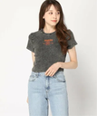 【SALE／30%OFF】GUESS (W)GUESS Originals Remi Tee ゲス トップス カットソー・Tシャツ グレー ホワイト