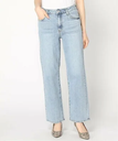 【SALE／60%OFF】GUESS GUESS パンツ(W)L-Tone Wide Denim Pants ゲス パンツ ジーンズ・デニムパンツ ブルー【送料無料】