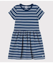 【SALE／30%OFF】PETIT BATEAU ボーダー半袖ワンピース プチバトー ワンピース・ドレス ワンピース【送料無料】