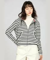 【SALE／40%OFF】To b. by agnes b. WU35 HOODIE ニューマテロボーダーフーディ アニエスベー トップス パーカー・フーディー ホワイト【送料無料】