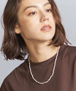 BEAUTY&YOUTH UNITED ARROWS ＜JAMIRAY＞バンブーモチーフ ロングネックレス/SILVER 925 ビューティー＆ユース　ユナイテッドアローズ アクセサリー・腕時計 ネックレス シルバー【送料無料】