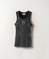 【SALE／50%OFF】allureville 【GANNI(ガニー)】 BEADED TOP アルアバイル トップス その他のトップス ブラック【送料無料】