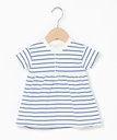 【SALE／30%OFF】PETIT BATEAU ライトスウェット半袖ドレスボディ プチバトー マタニティウェア・ベビー用品 ロンパース・カバーオール ホワイト【送料無料】