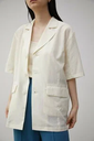 【SALE／60%OFF】AZUL BY MOUSSY SHEER LOOSE SHIRT JACKET アズールバイマウジー トップス シャツ・ブラウス ホワイト オレンジ