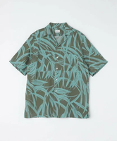 【SALE／40%OFF】SHIPS MEN BAGUTTA: プリント モチーフ 半袖 シャツ シップス トップス シャツ・ブラウス ブラウン ブラック【送料無料】