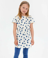 【SALE／50%OFF】SHIPS KIDS soft gallery:100~130cm / Blueberries Dress シップス ワンピース・ドレス ワンピース ホワイト【送料無料】