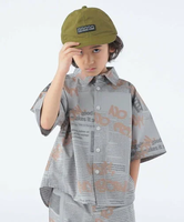 【SALE／50%OFF】SHIPS KIDS THE PARK SHOP:95~145cm / NEWSBOY SHIRTS シップス トップス シャツ・ブラウス グレー【送料無料】