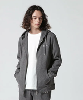 【SALE／20%OFF】B'2nd BALR./ボーラー/Q-SERIES STRAIGHT ZIP ZIPPED HOODIE ビーセカンド トップス パーカー・フーディー グレー ブラック【送料無料】