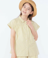 【SALE／50%OFF】SHIPS KIDS SHIPS KIDS:140~150cm / ワイド 半袖 シャツ シップス トップス シャツ・ブラウス イエロー【送料無料】