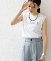 【SALE／50%OFF】SHIPS WOMEN 81BRANCA:JUST ABOUT ノースリーブ TEE シップス トップス カットソー・Tシャツ ホワイト ベージュ【送料無料】