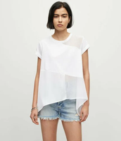 【SALE／40%OFF】ALLSAINTS (W)ZALA TOP オールセインツ トップス カットソー・Tシャツ ホワイト【送料無料】