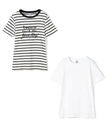 【SALE／40%OFF】TOMORROWLAND BUYING WEAR 【別注】Petit Bateau*TOMORROWLAND Tシャツ 2枚組セット トゥモローランド トップス カットソー・Tシャツ【送料無料】