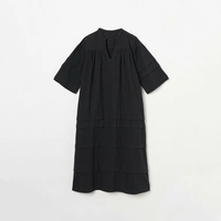 【SALE／40%OFF】HELIOPOLE ETHNICALCOTTON LACE CAFTAN OP エリオポール ワンピース・ドレス ワンピース ブラック ピンク【送料無料】