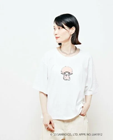 【SALE／60%OFF】Soffitto 【マイスウィートピアノ&マイメロディ*soffitto】サガラ刺しゅうワッペンTシャツ ソフィット トップス カットソー・Tシャツ ホワイト