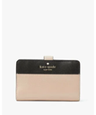 【SALE／60%OFF】kate spade new york マディソン カラーブロック ミディアム コンパクト バイフォールド ウォレット ケイトスペードニューヨーク 財布・ポーチ・ケース 財布 ブラウン【送料無料】