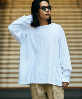 JOURNAL STANDARD Healthknit * JOURNAL STANDARD / 別注 ヘンリーネック L/S Tシャツ ジャーナル スタンダード トップス カットソー・Tシャツ ホワイト【送料無料】