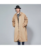 ABAHOUSE LASTWORD 【TOWNCRAFT/タウンクラフト】WOOL BALMACAAN COAT アバハウス ジャケット・アウター ステンカラーコート ベージュ ブラック【送料無料】