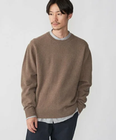 【SALE／50%OFF】SHIPS MEN SHIPS: スーパー180'S ラム ウール クルーネック ニット シップス トップス ニット ブラウン グレー グリーン ネイビー【送料無料】