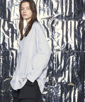 MAISON SPECIAL 【THOMAS MASON】Prime-Over Shirt メゾンスペシャル トップス シャツ・ブラウス グレー ブラック ブルー ネイビー ベージュ ブラウン【送料無料】