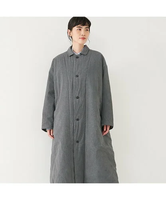 collex 【yarmo】 Quilting Lab Coat キルティングラボコート コレックス ジャケット・アウター ステンカラーコート グレー ホワイト【送料無料】