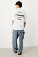 【SALE／70%OFF】RODEO CROWNS WIDE BOWL GOOD VIBES CLUB Tシャツ ロデオクラウンズワイドボウル トップス カットソー・Tシャツ ホワイト ブラック