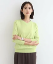 【SALE／73%OFF】INDIVI 【洗える/ベーシック】重ねVネックニットトップス インディヴィ トップス ニット グリーン ブラウン ベージュ オレンジ ネイビー【送料無料】