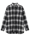 【SALE／10%OFF】X-girl FACE FLANNEL SHIRT Tシャツ X-girl エックスガール トップス カットソー・Tシャツ ブラック カーキ【送料無料】