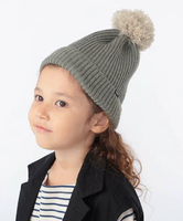 【SALE／50%OFF】SHIPS KIDS SHIPS KIDS:ポンポン ニット ワッチ シップス 帽子 ニット帽・ビーニー グレー ホワイト イエロー