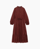 【SALE／60%OFF】To b. by agnes b. WU79 ROBE コットン ドット ワンピース アニエスベー ワンピース・ドレス その他のワンピース・ドレス レッド【送料無料】