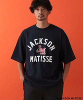 【SALE／50%OFF】JACKSON MATISSE 【JACKSON MATISSE（ジャクソンマティス）×BAYFLOW】チームプリント5分袖Tシャツ ベイフロー トップス カットソー・Tシャツ ネイビー ホワイト グレー レッド グリーン