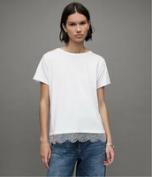 【SALE／30%OFF】ALLSAINTS LEE TEE オールセインツ トップス カットソー・Tシャツ ホワイト【送料無料】