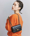 BEAUTY&YOUTH UNITED ARROWS ＜AULENTTI＞レザー キルティング チェーン ショルダーバッグ ビューティー＆ユース　ユナイテッドアローズ バッグ ショルダーバッグ ブラック ベージュ ブラウン ネイビー【送料無料】