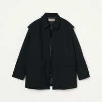 【SALE／60%OFF】HELIOPOLE LAYER JACKET エリオポール ジャケット・アウター その他のジャケット・アウター ブラック ベージュ【送料無料】