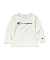 【SALE／50%OFF】SHOO・LA・RUE 【Champion】ロゴプリントロンT シューラルー トップス カットソー・Tシャツ ホワイト ブラック